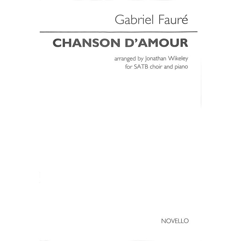 Titelbild für MSNOV166958 - Chanson d'amour