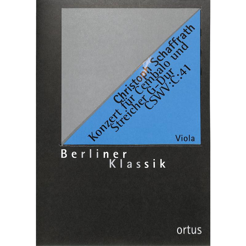 Titelbild für ORTUS 164-2 - Konzert G-Dur