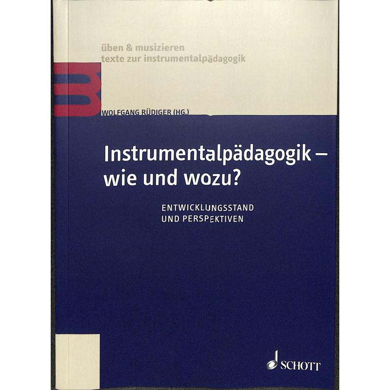 Titelbild für UM 5021 - Instrumentalpädagogik wie und wozu