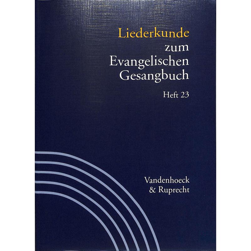 Titelbild für 978-3-525-50346-1 - Liederkunde zum EKG 23