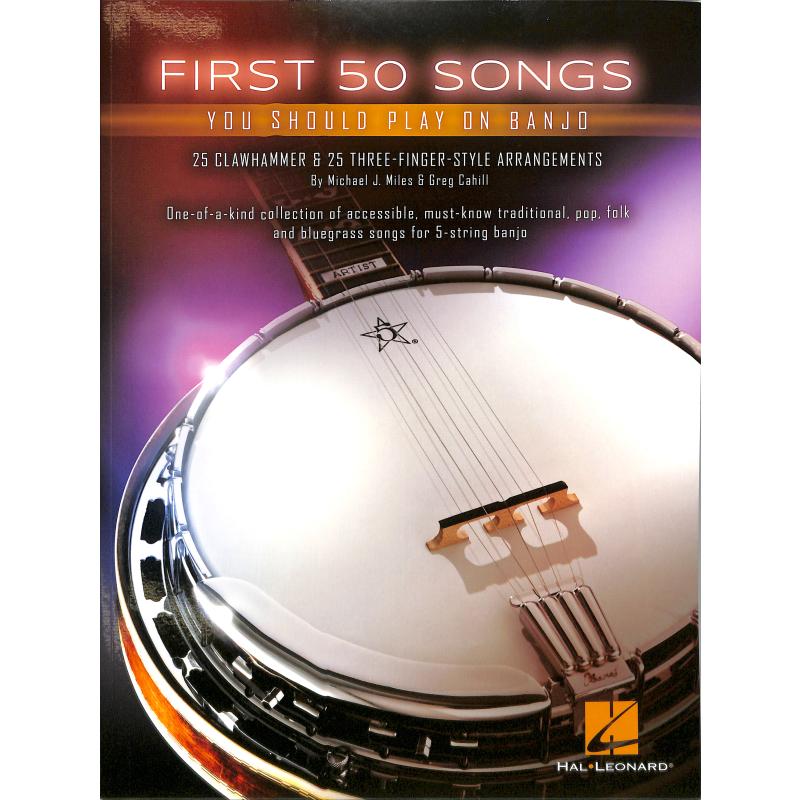 Titelbild für HL 153311 - First 50 songs you should play on banjo