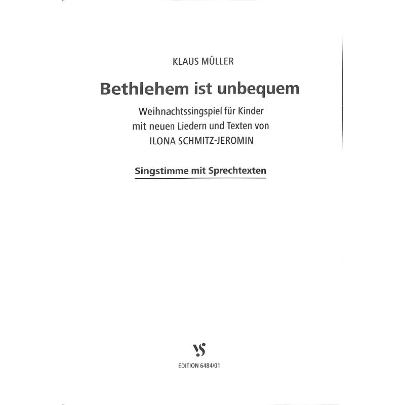 Titelbild für VS 6484-01 - Bethlehem ist unbequem