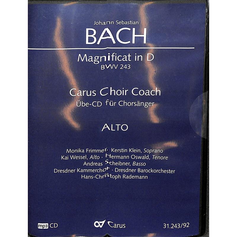 Titelbild für CARUS 31243-92 - Magnificat D-Dur BWV 243
