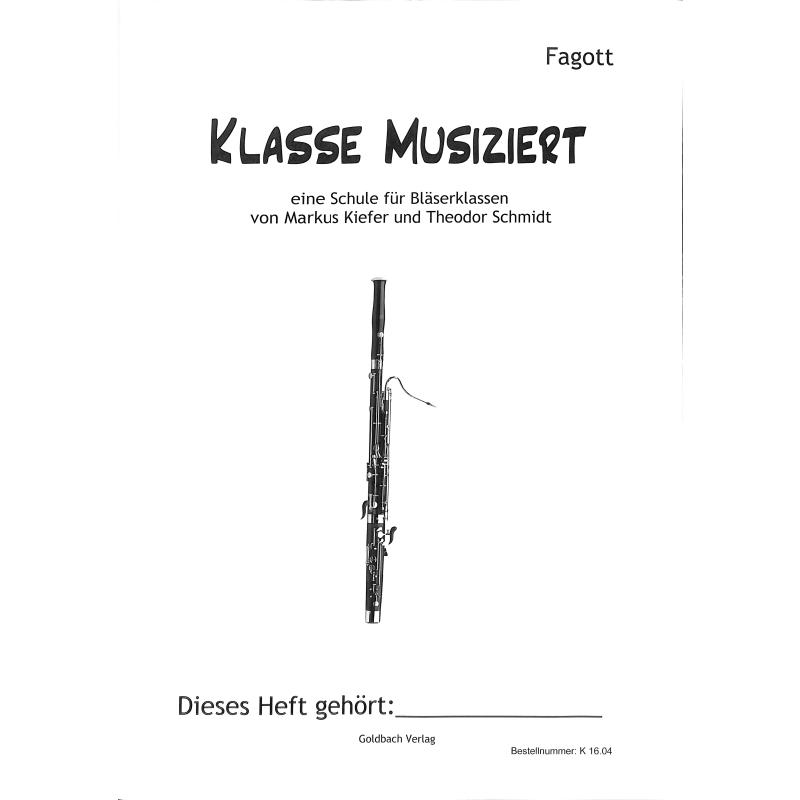 Titelbild für GOLDBACH -K1604 - Klasse musiziert - eine Schule für Bläserklassen