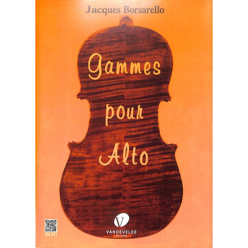 Titelbild für VV 211 - GAMMES POUR ALTO