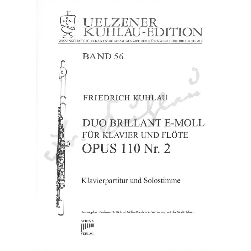 Titelbild für SYRINX 201 - Duo Brillant e-moll op 110/2