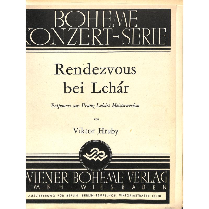 Titelbild für UFT 147298 - Rendevouz bei Lehar