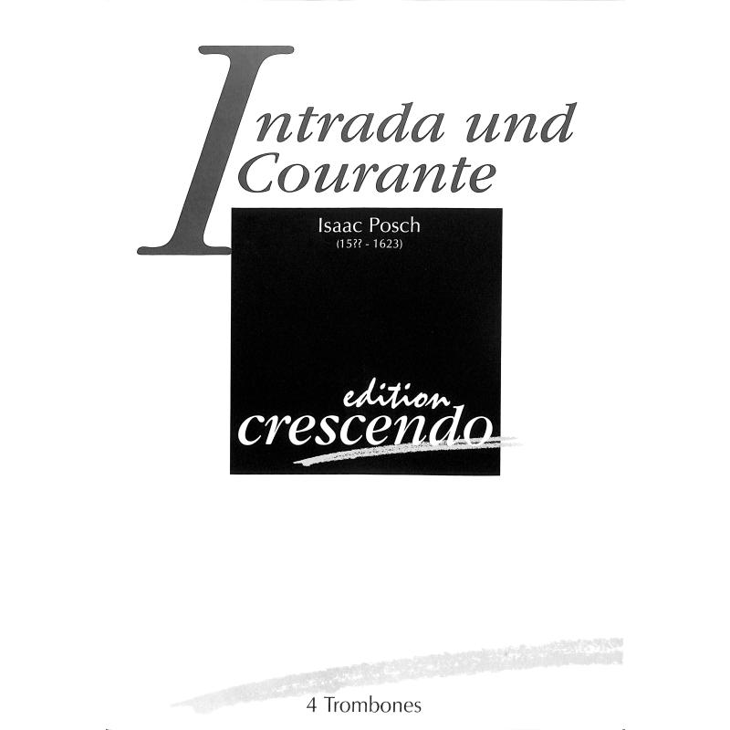 Titelbild für CRESCENDO -ECR9804 - Intrada + courante