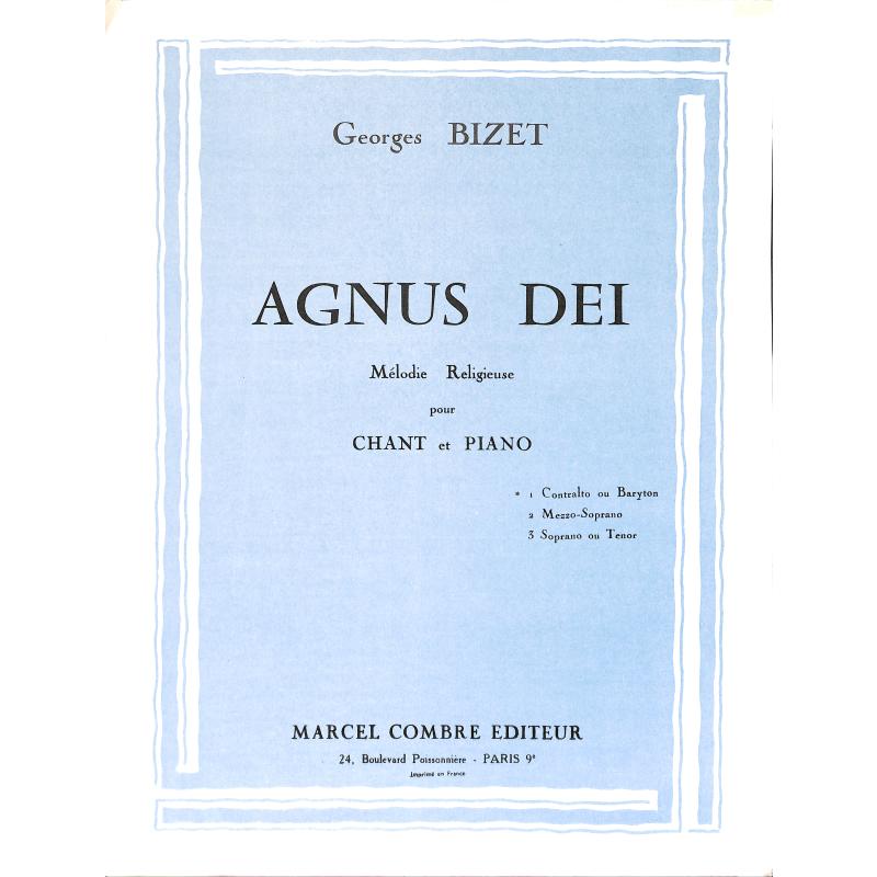 Titelbild für Combre 2944 - Agnus dei