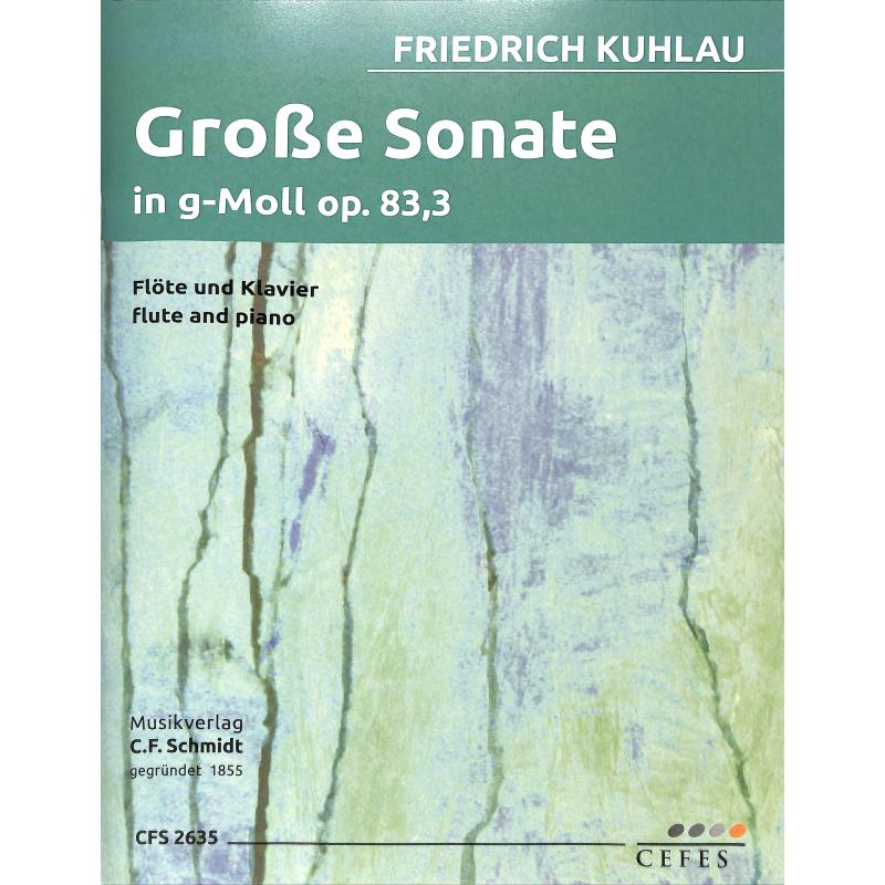 Titelbild für CFS 2635 - Grosse Sonate g-moll op 83/3