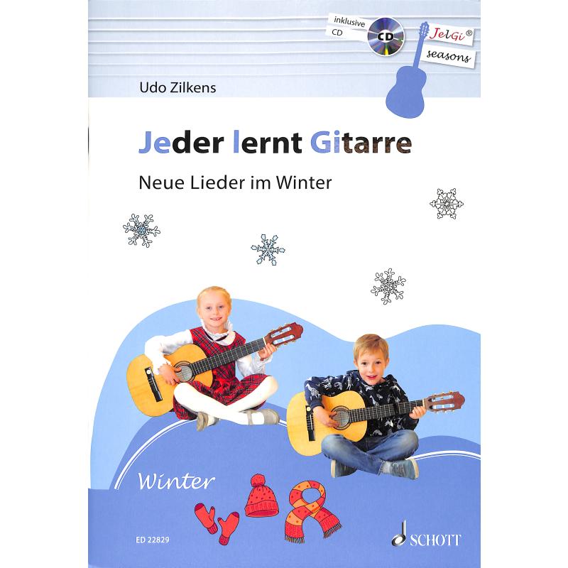 Titelbild für ED 22829 - Jeder lernt Gitarre | Neue Lieder im Winter