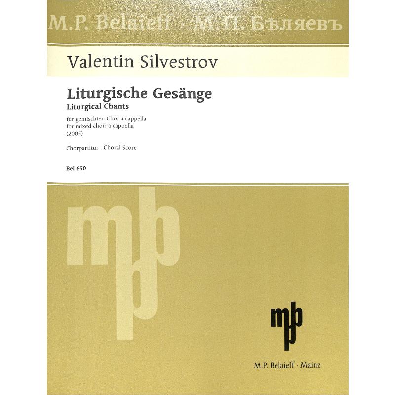 Titelbild für BEL 650 - Liturgische Gesänge