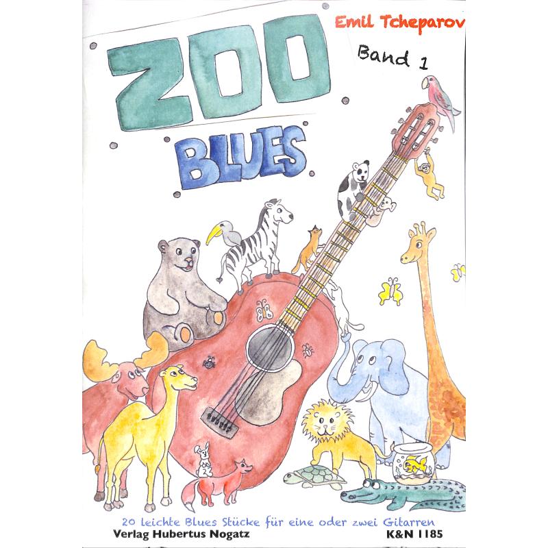 Titelbild für KN 1185 - ZOO BLUES 1 | 20 leichte Blues Stücke