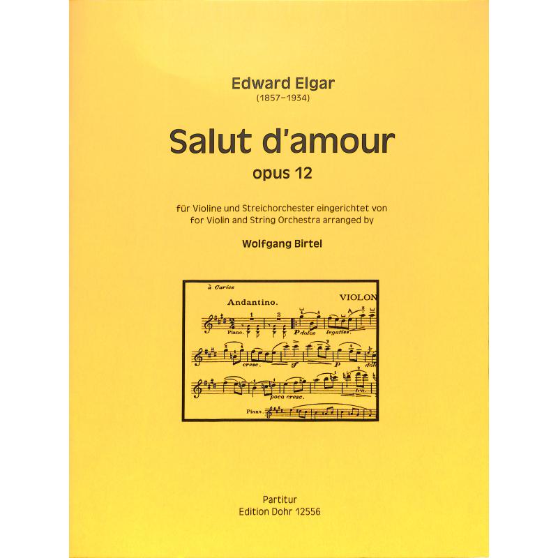 Titelbild für DOHR 12556 - Salut d'amour op 12