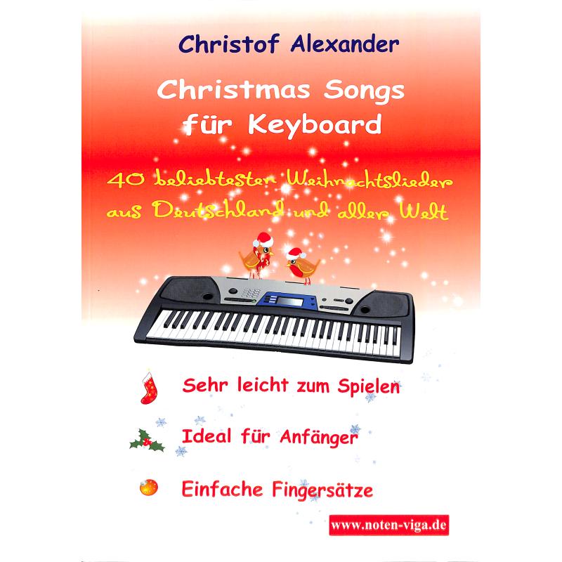 Titelbild für 978-3-9819039-1-1 - Christmas Songs für Keyboard