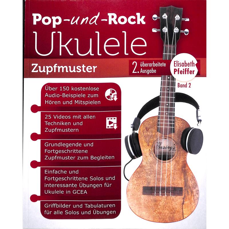 Titelbild für 978-3-00050014-5 - Pop + Rock Ukulele - Zupfmuster