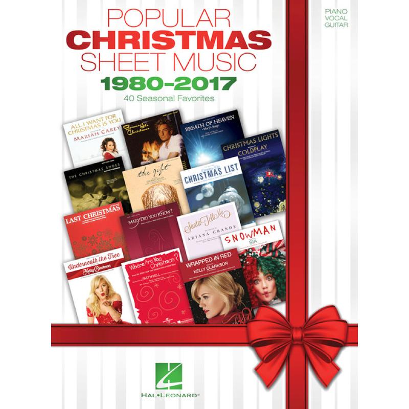 Titelbild für HL 278089 - Popular christmas sheet music 1980-2017