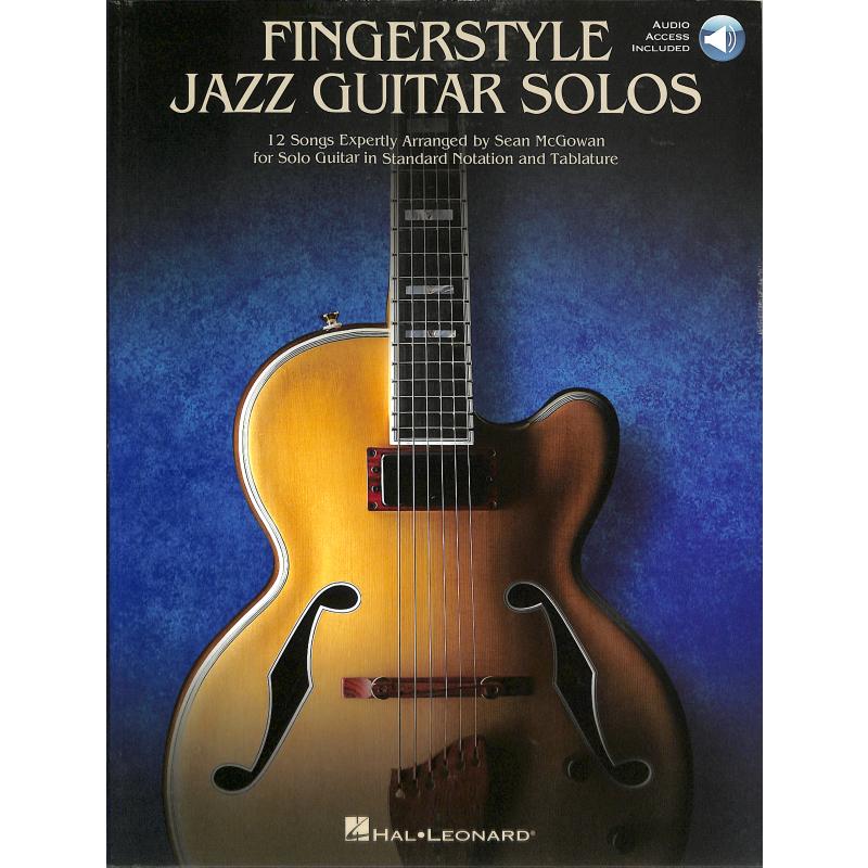 Titelbild für HL 210455 - Fingerstyle Jazz guitar solos