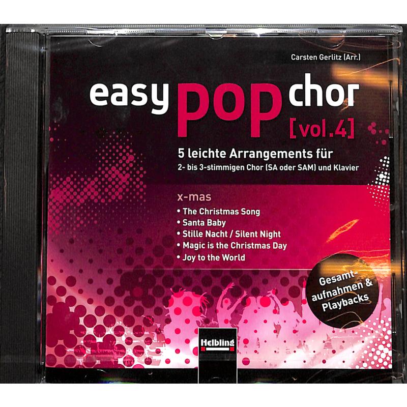 Titelbild für HELBL -C7843CD - Easy Pop Chor 4 - X-MAS