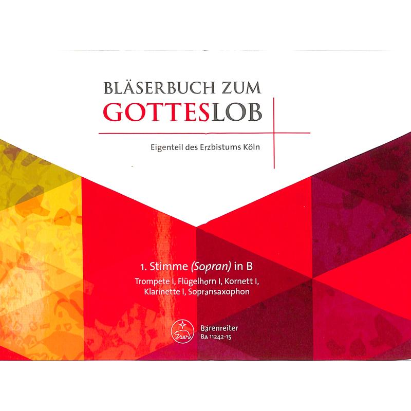 Titelbild für BA 11242-15 - Bläserbuch zum Gotteslob - Köln