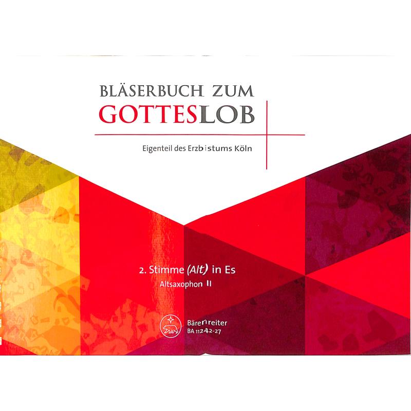 Titelbild für BA 11242-27 - Bläserbuch zum Gotteslob - Köln
