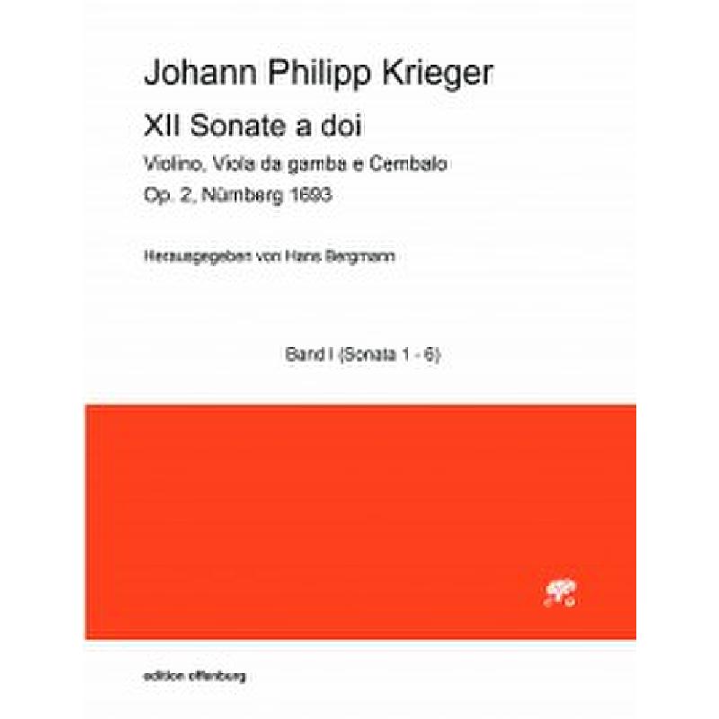Titelbild für OFFENB -KG3183-1 - 12 Sonaten 1 op 2