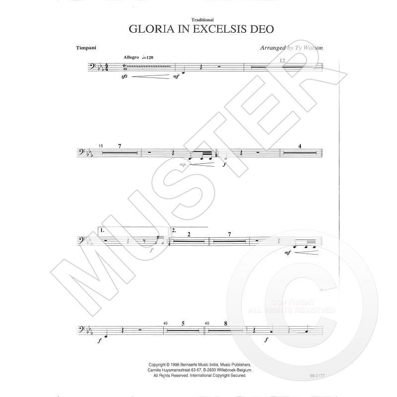 Titelbild für BERN 980177-GLO - Gloria in excelsis deo