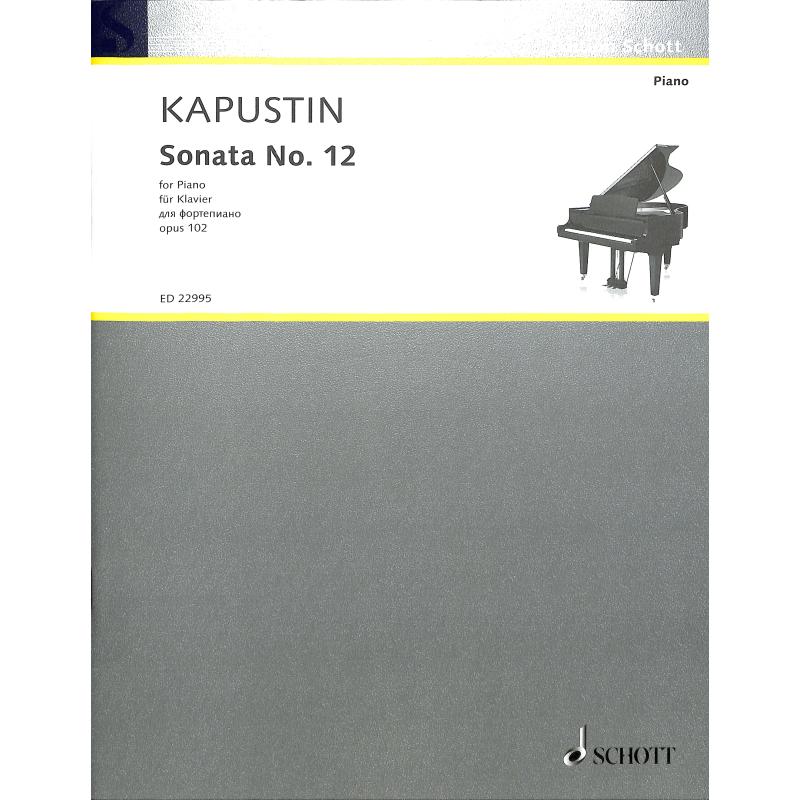 Titelbild für ED 22995 - Sonate 12 op 102