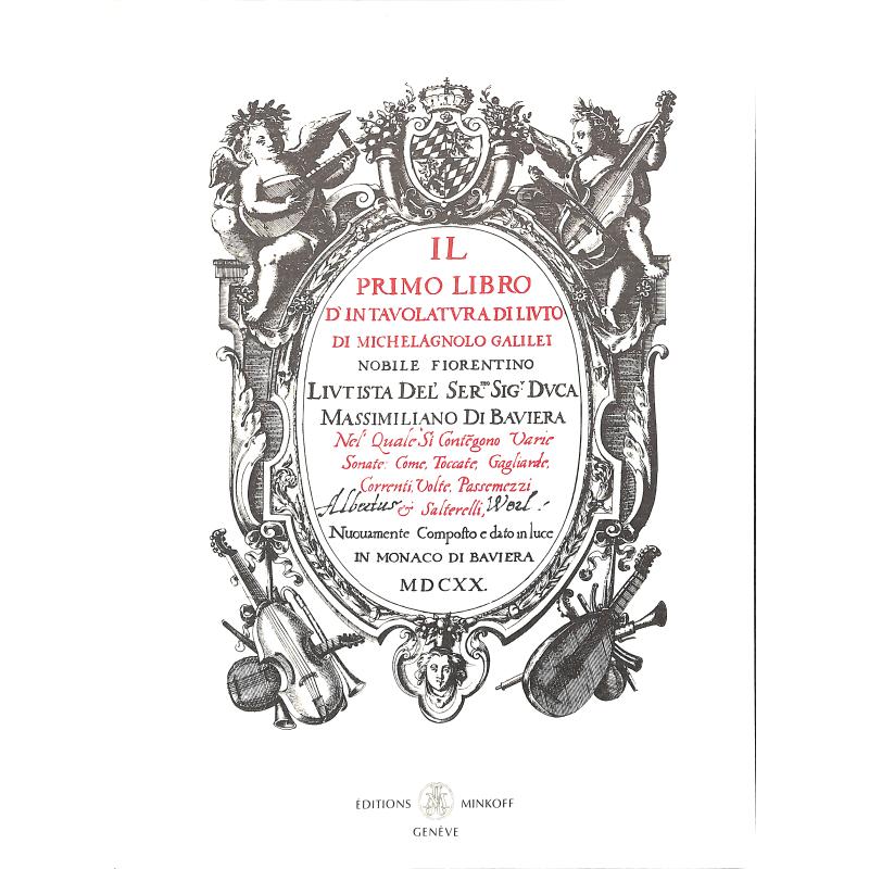 Titelbild für MINKOFF  -MI39 - Il primo libro d'intavolatura di livito