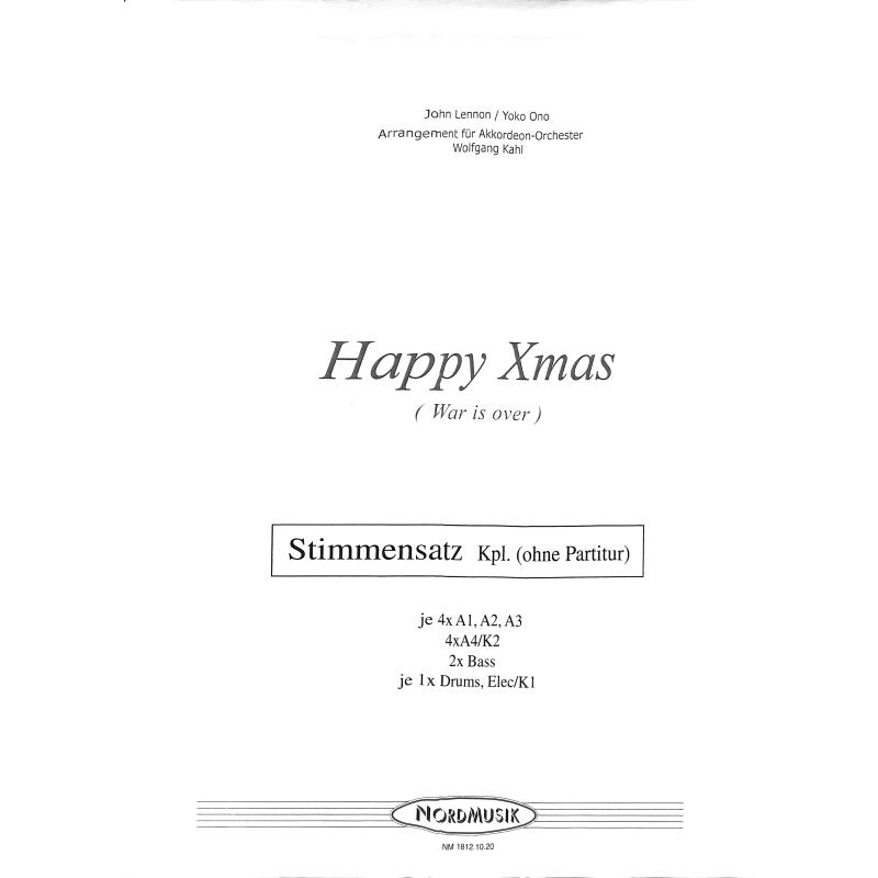 Titelbild für NORD 18121020 - Happy Xmas (war is over)