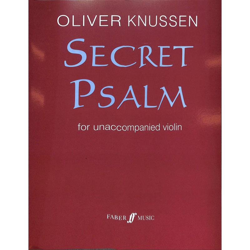 Titelbild für ISBN 0-571-52531-8 - Secret Psalm