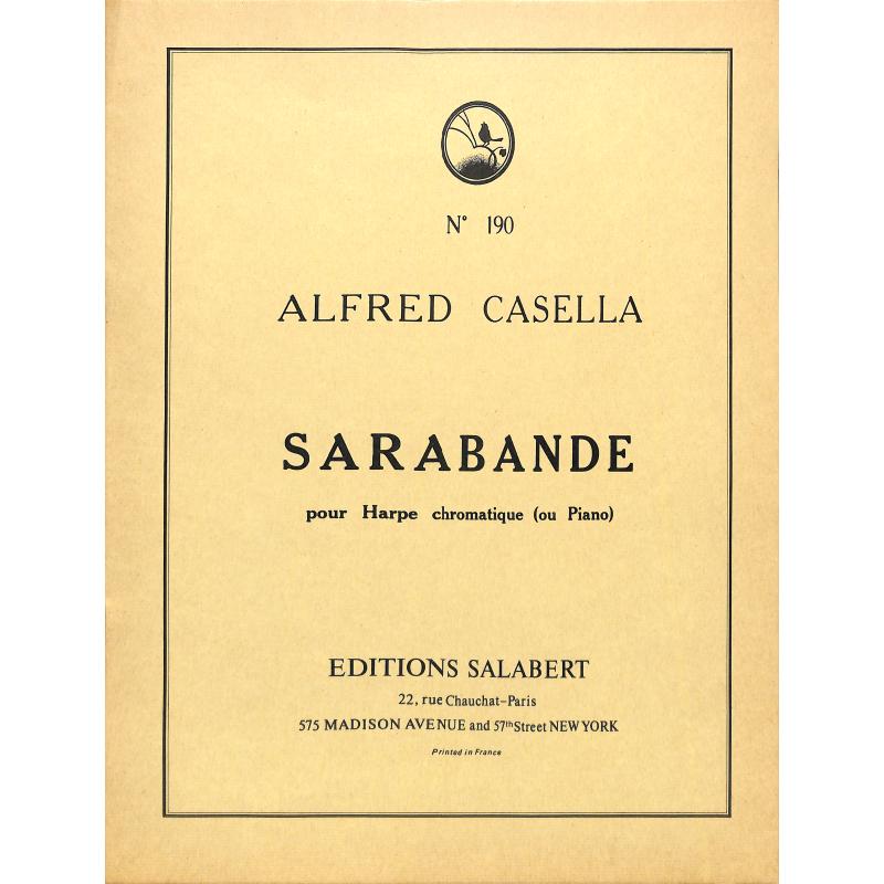 Titelbild für SECA 190 - Sarabande op 10