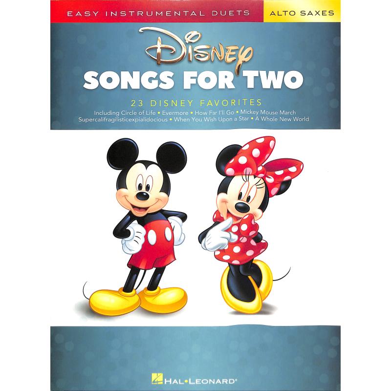 Titelbild für HL 284645 - Disney Songs for two