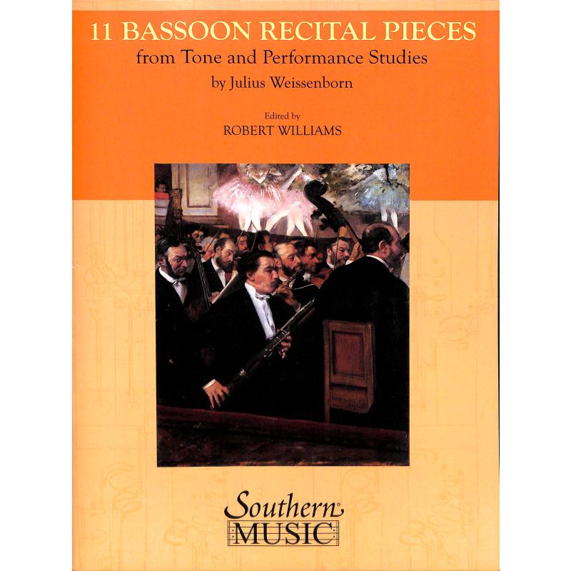 Titelbild für HL 286482 - 11 Bassoon recital pieces