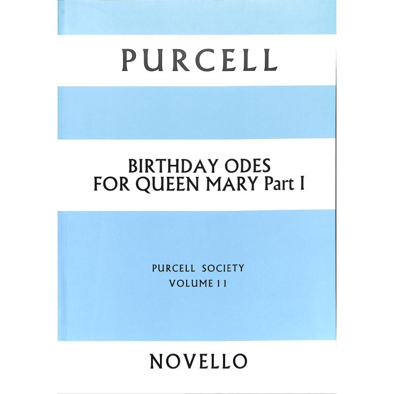 Titelbild für MSNOV 151011 - Birthday Odes for Queen Mary 1