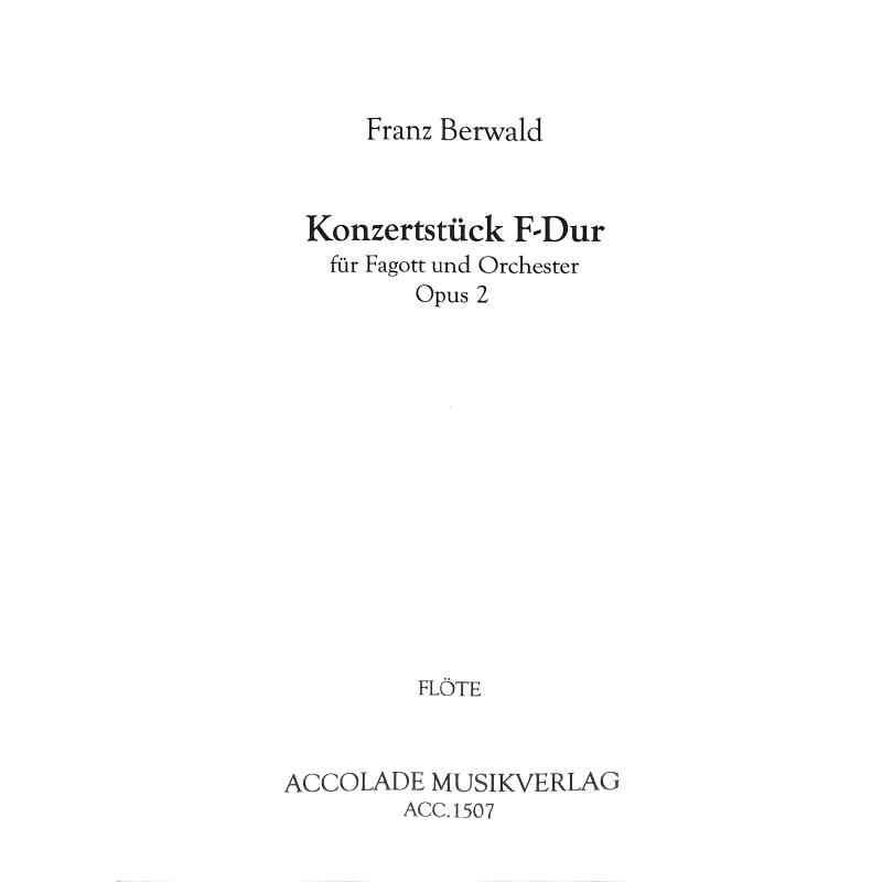 Titelbild für ACCOLADE 1507-H - Konzertstück F-Dur op 2