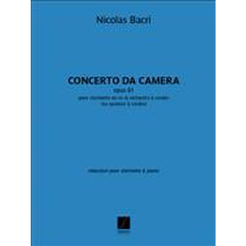 Titelbild für SLB 19662-01 - Concerto da camera op 61