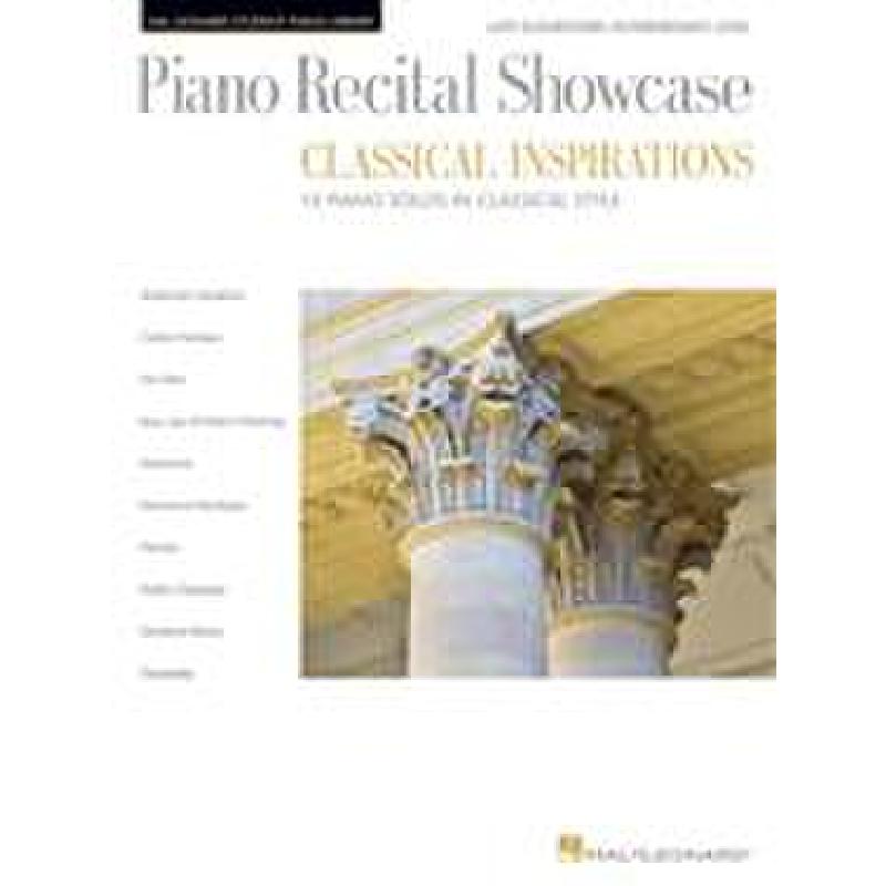 Titelbild für HL 286988 - Piano recital showcase - classical inspirations