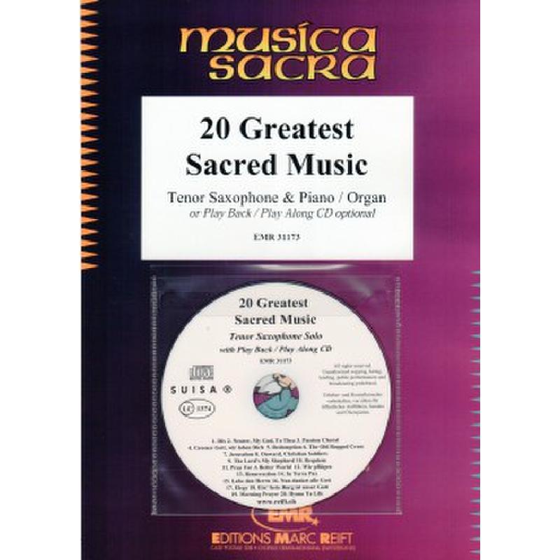 Titelbild für EMR 31173 - 20 greatest sacred music