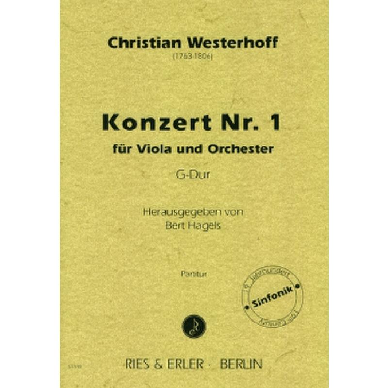 Titelbild für RE 51339 - Konzert 1 G-Dur