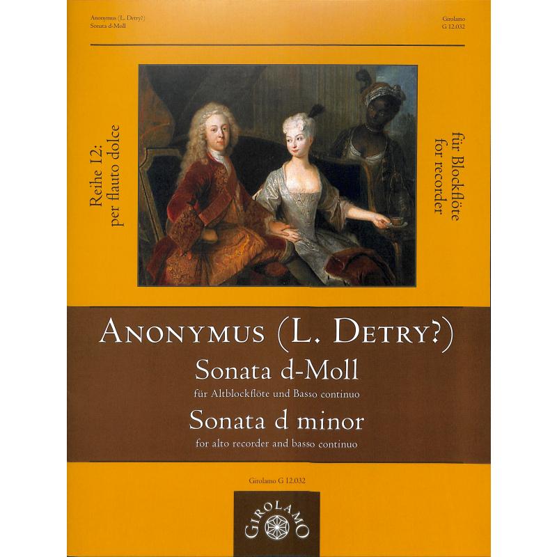 Titelbild für Girolamo 12032 - Sonate d-moll
