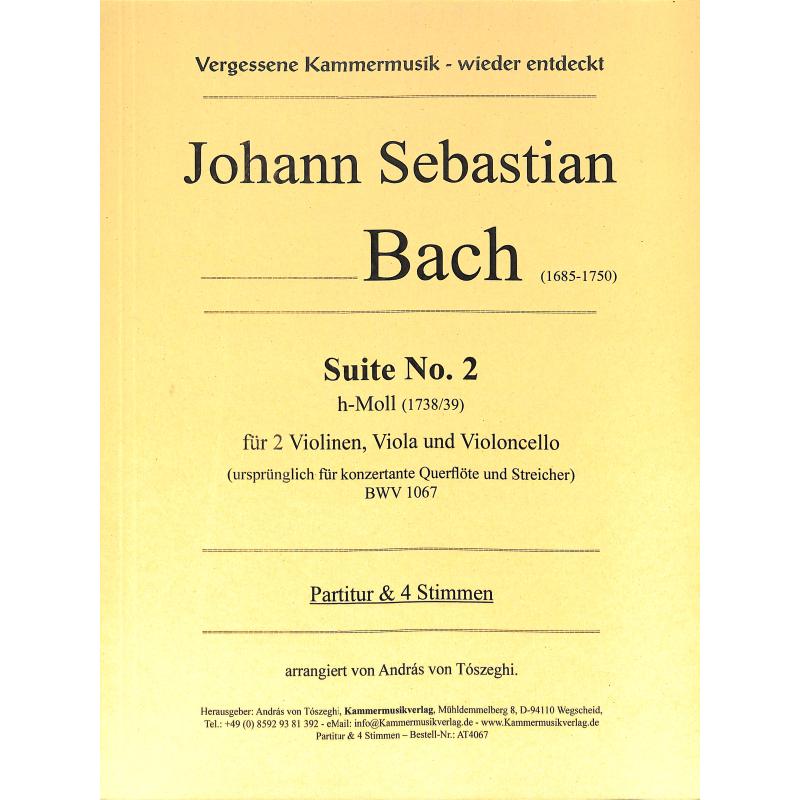 Titelbild für KMV -AT4067 - Suite h-moll BWV 1067