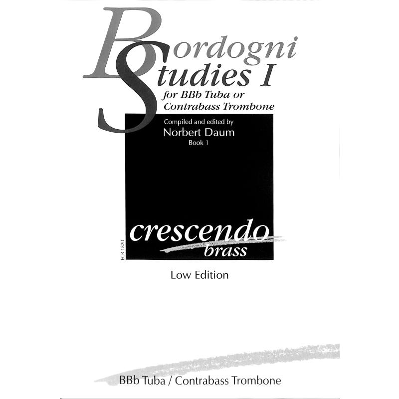 Titelbild für CRESCENDO -ECR1820 - Bordogni Studien 1
