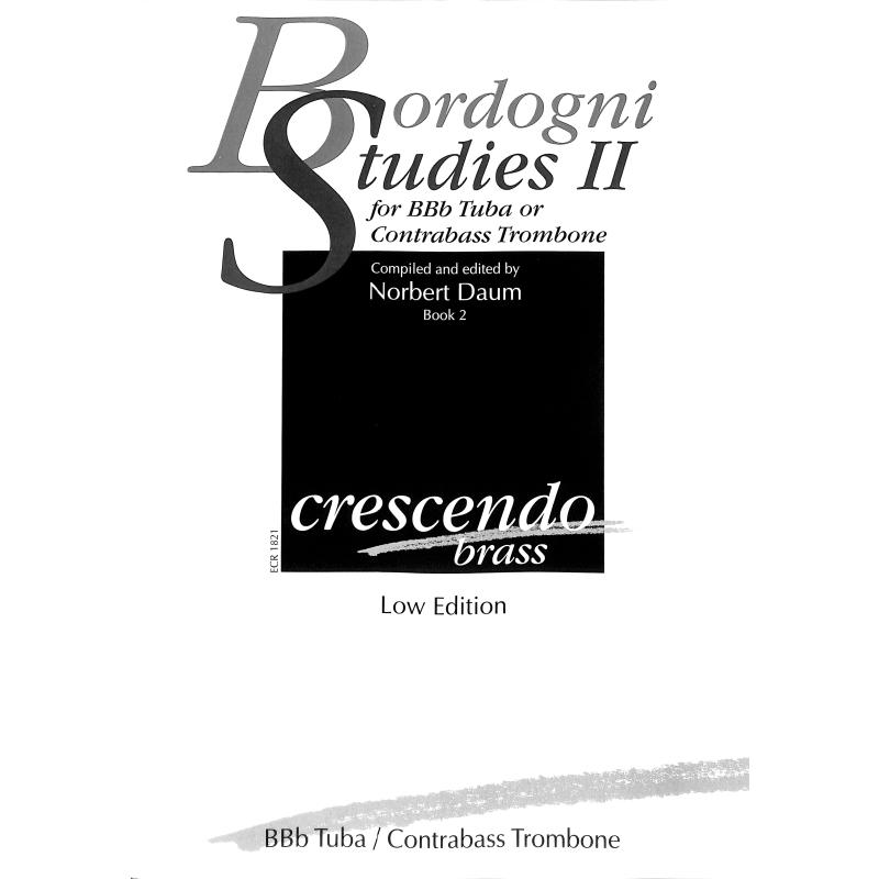 Titelbild für CRESCENDO -ECR1821 - Bordogni Studien 2