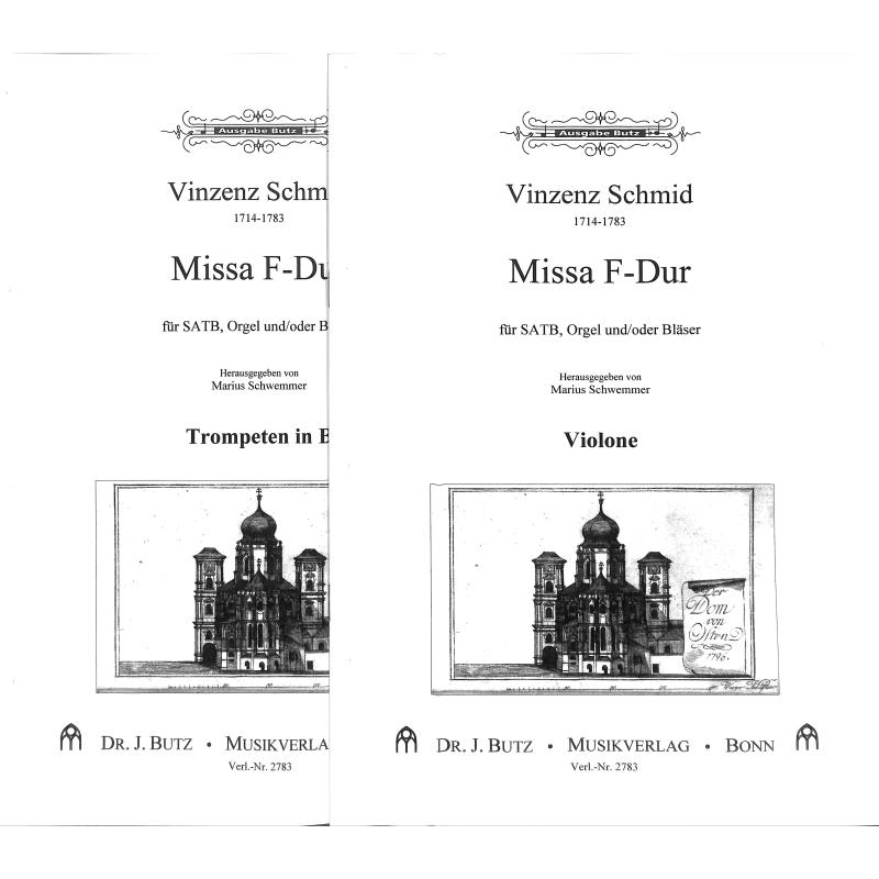 Titelbild für BUTZ 2783 -ST - Missa F-Dur