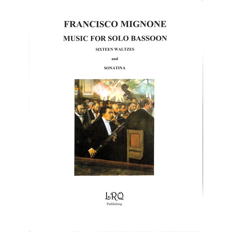 Titelbild für LRQ 02 - Music for Solo Bassoon | 16 Waltzes | 16 Walzer