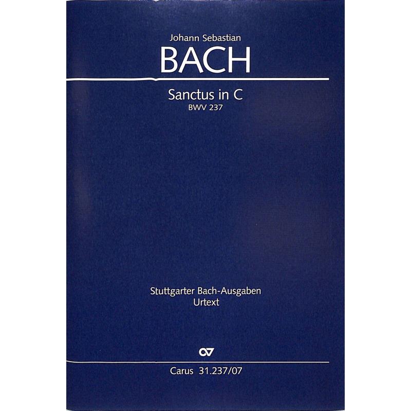 Titelbild für CARUS 31237-07 - Sanctus C-Dur BWV 237