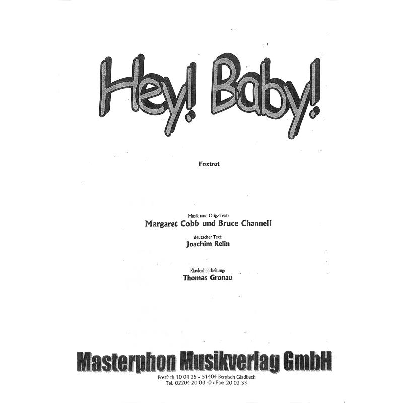 Titelbild für HGP 136 - Hey baby
