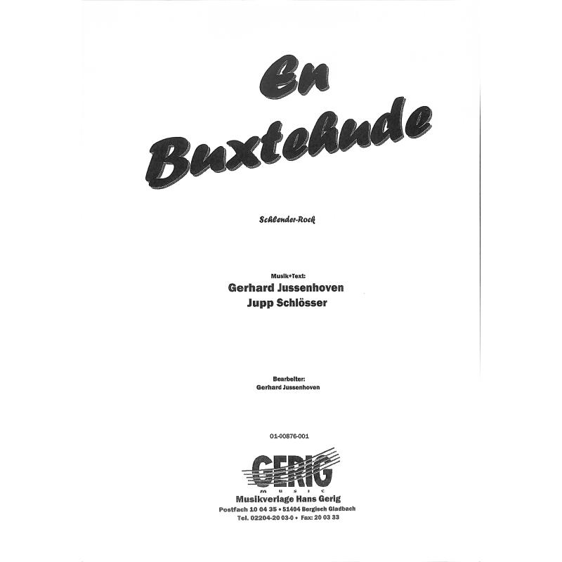 Titelbild für HGEM 876 - En Buxtehude