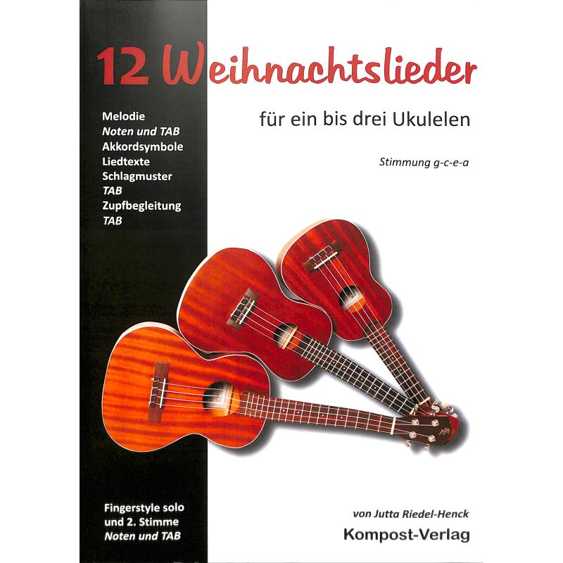 Titelbild für 978-3-945793-04-6 - 12 Weihnachtslieder